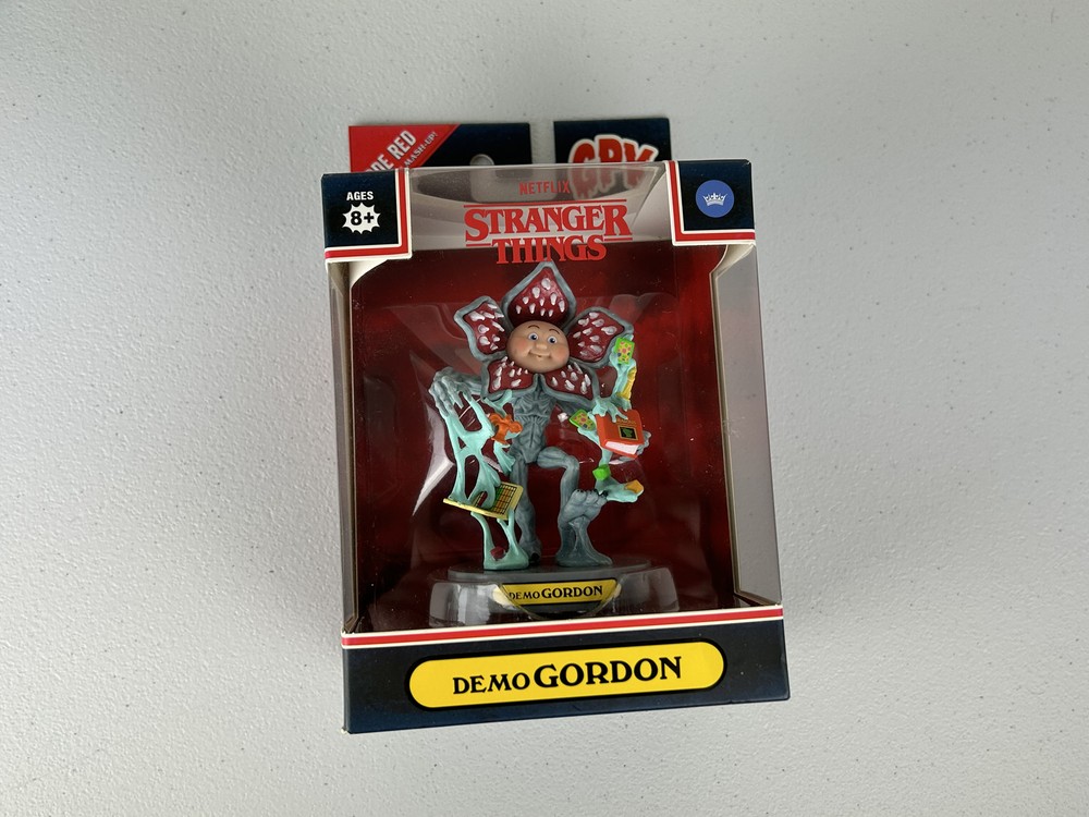 Topps: GPK Stranger Things Mashup DemoGORDON - Opened and Displayed