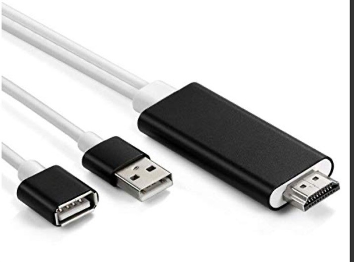 HDMI to USB Adapter Cable for Miracast HD Streaming Plug and Play