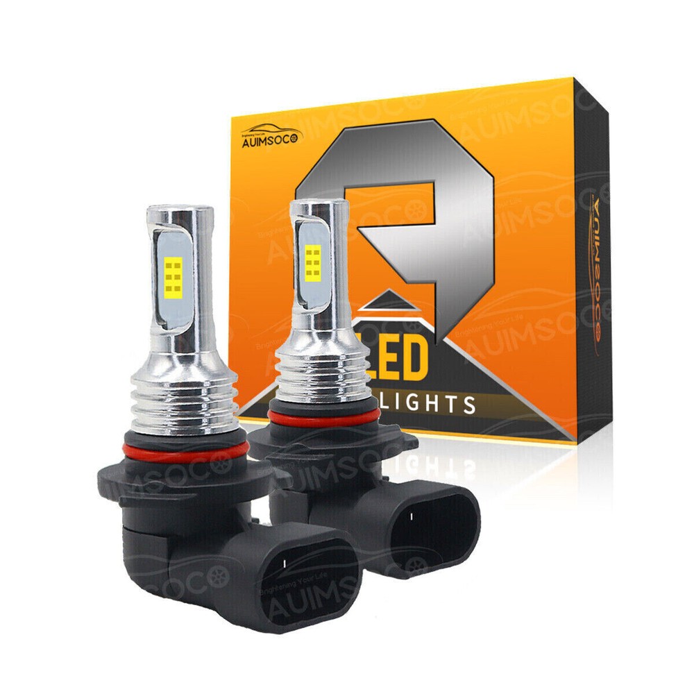 For Chevy Suburban 1500 2500 2000-2013 9005 White LED Headlights HIGH Bulbs DRL