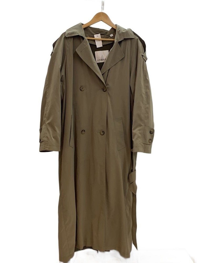 London Fog Trench Coat/Cotton/Green  2274