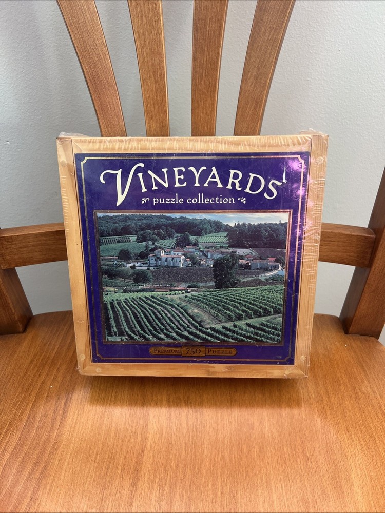 NEW Vineyards Puzzle Collection St. Preuil France 750 Pc Jigsaw MB Hasbro Piece