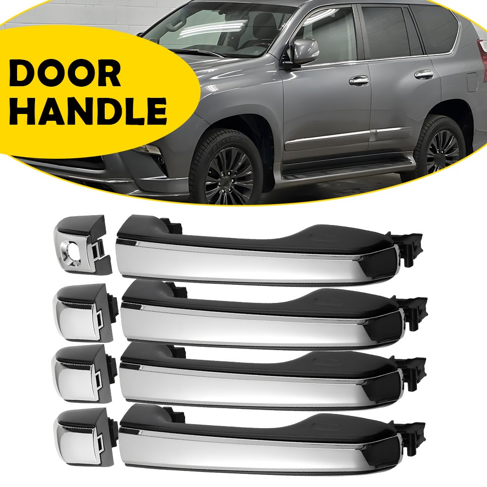 Rear Front Exterior Door Handles For 4PCS 2009-2011,2013-2020 Land Cruiser Base
