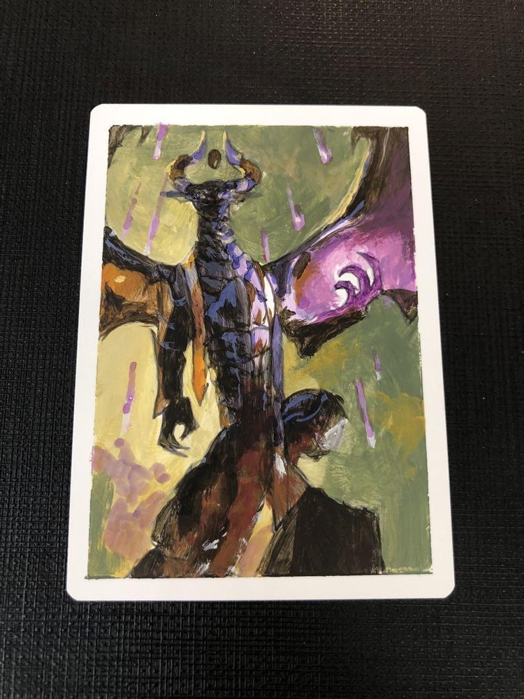 MTG Magic Artist Proof AP GRZEGORZ RUTKOWSKI / Torment of Hailfire NM