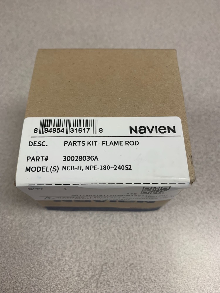 Navien 30028036A Parts Kit- Ignitor & Flame Rod for NPE-2/NCB-H Series