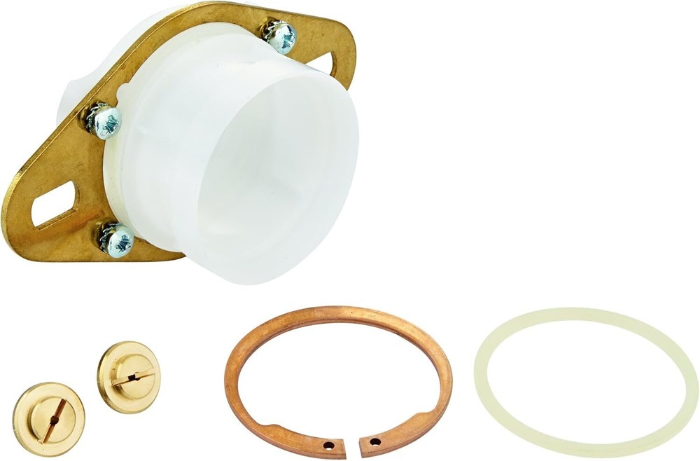 Growe 47 044 000 Starlight Chrome Yoke Plate and Sleeve Rectangular 4.2 oz