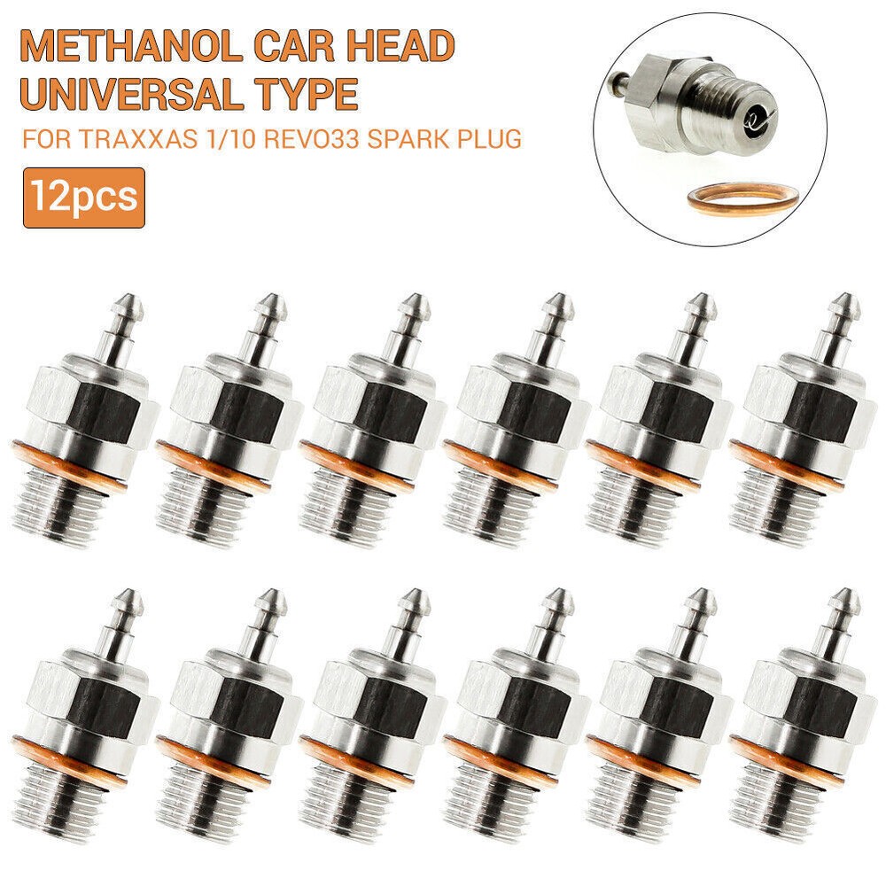 For Traxxas 3232X Super Duty Long Medium Spark Hot Glow Plug 1/10 Revo 2.5/3.3