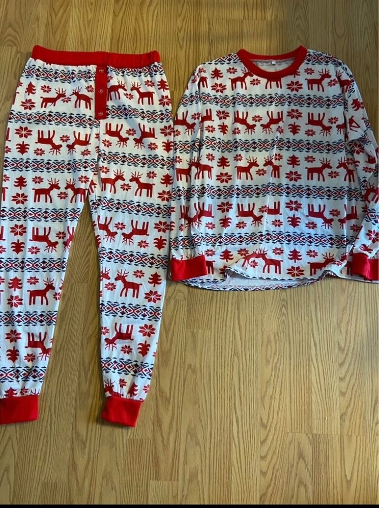 Cozy Unisex Christmas PJs in Large Size for Holiday Comfort