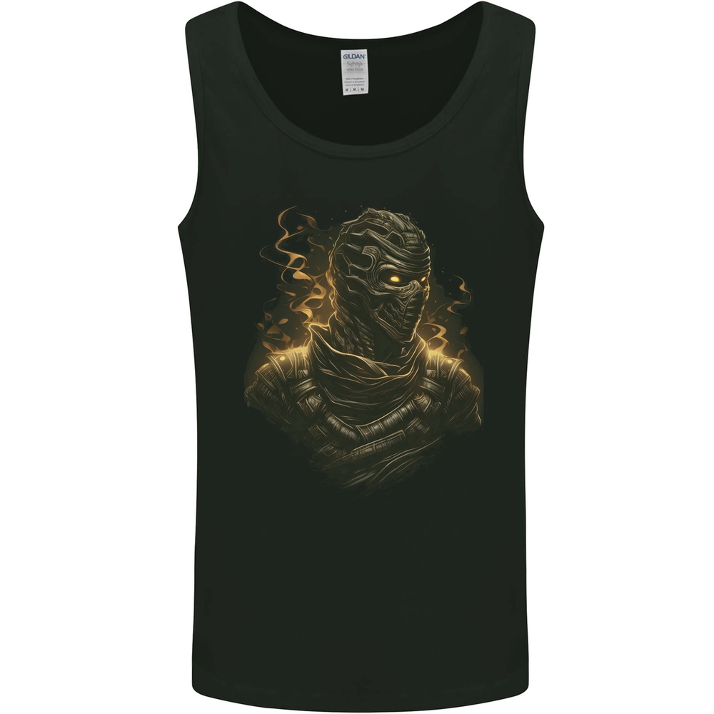 Mummy From Hell Demon Skull SCI-FI Mens Vest Tank Top
