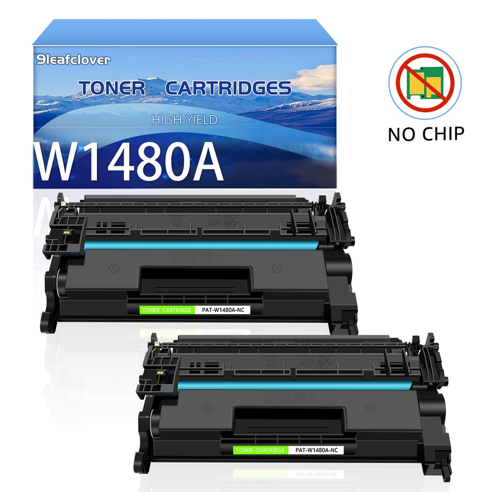2PK W1480A NC Toner Cartridge for HP Laser Jet Pro 4001n 4001dn MFP 4101fdn