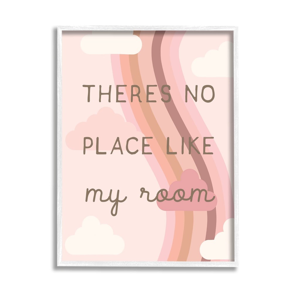 Pastel Pink Clouds Room Quote Typography, Design by Lil' Rue