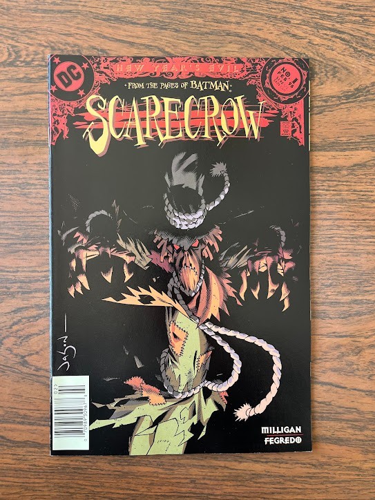 SCARECROW # 1 VF DC COMICS 1998 NEWSSTAND COPY NEW YEAR'S EVIL