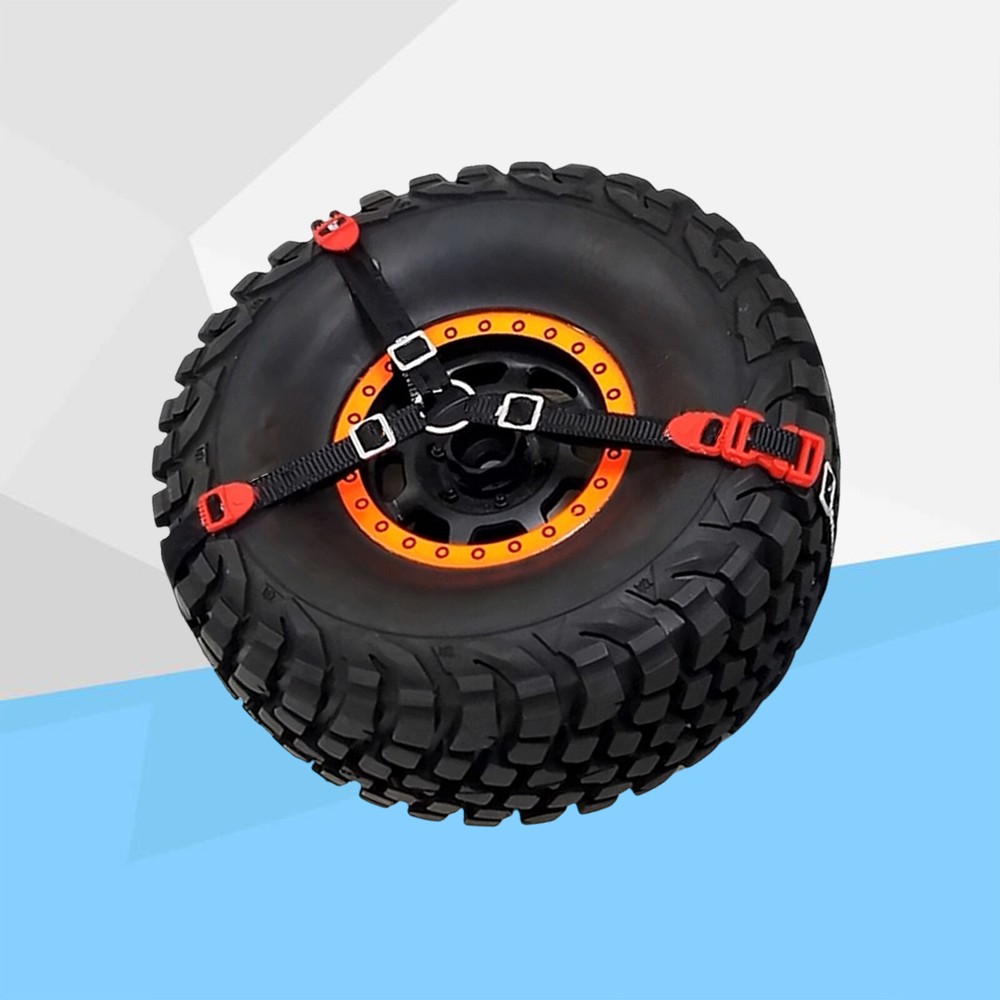 3-Point Spare Tire Tie Down Strap For RC Car 1/5 1/10 Crawler 4 UDR aJ7G