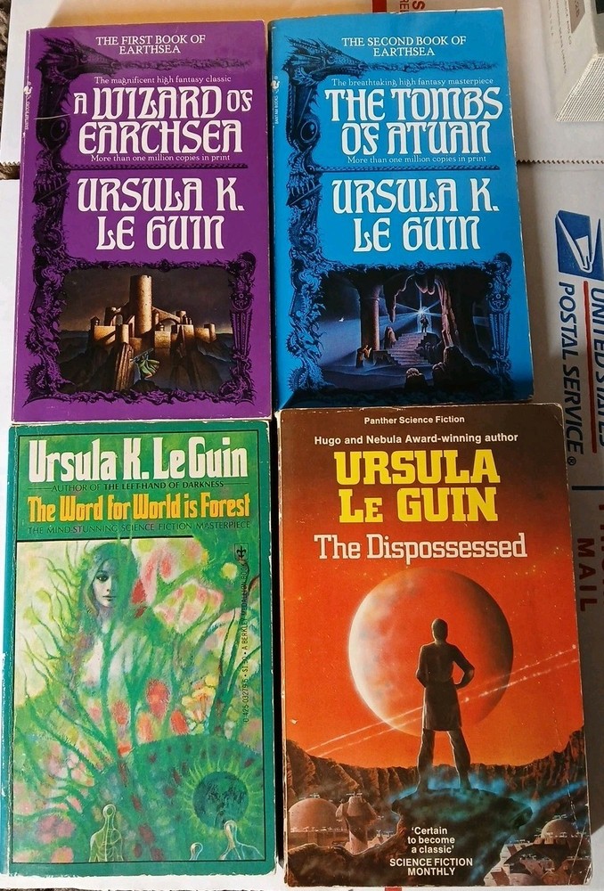 The Word For World Is Forest, Ursula K. LeGuin Lot + Dispossessed, Earthsea Set.