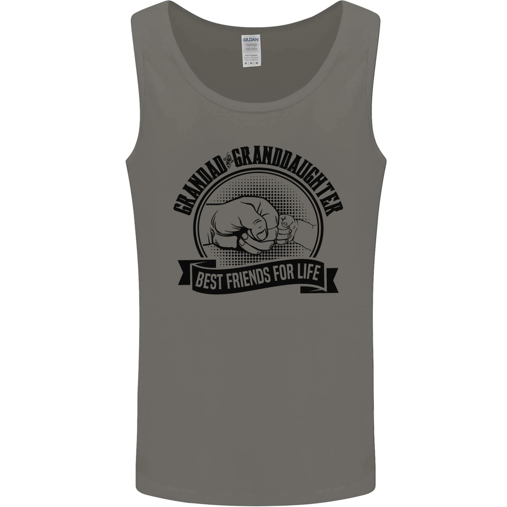 Grandad & Granddaughter Grandparents Day Mens Vest Tank Top