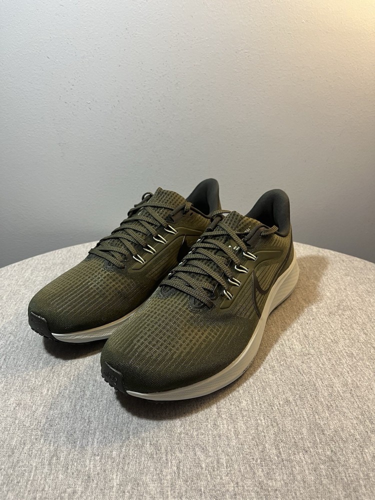 Nike Air Zoom Pegasus 39 Cargo Khaki Running Men's Shoe Size 9.5 DH4071-300