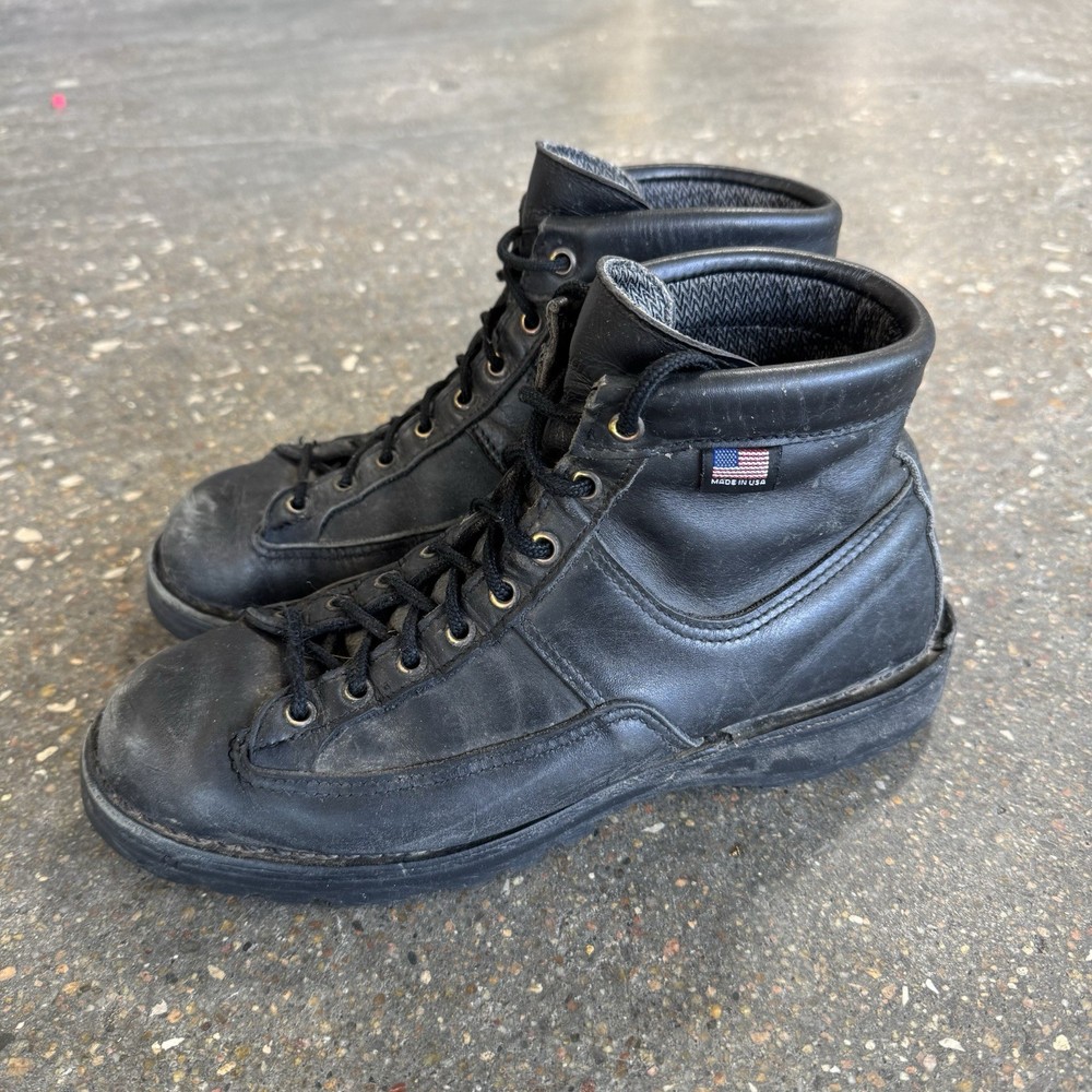 Danner Blackhawk II 6 Inch Mens Leather Boots Size 9.5 D Black Gore-Tex 24600