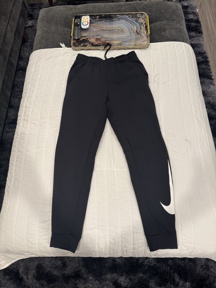 PANTALONES DE CHÁNDAL NIKE DRY FIT PARA HOMBRE NEGROS TALLA S