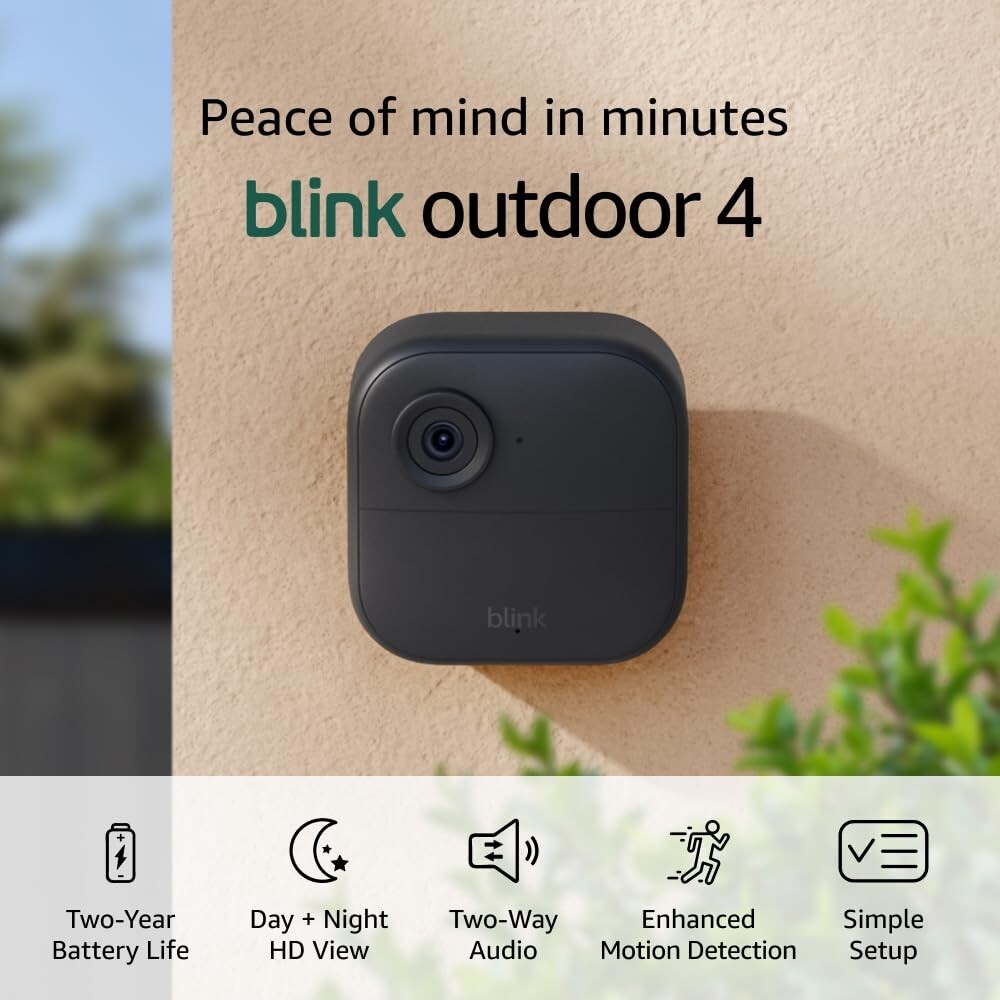 2-Camera Wireless Security System with Alexa Compatibility, Two-Way Audio