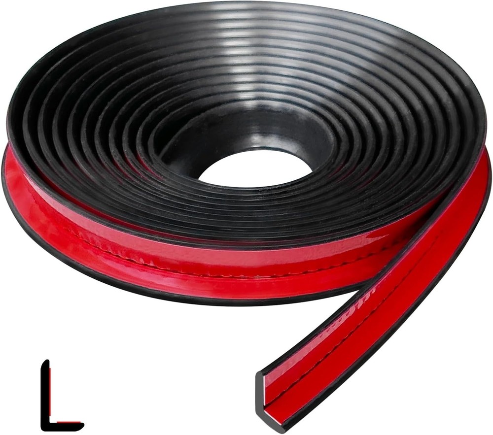 Tile Edge Trim, Flexible Rubber L Shaped Small Size Corner Trim, Peel and Stick
