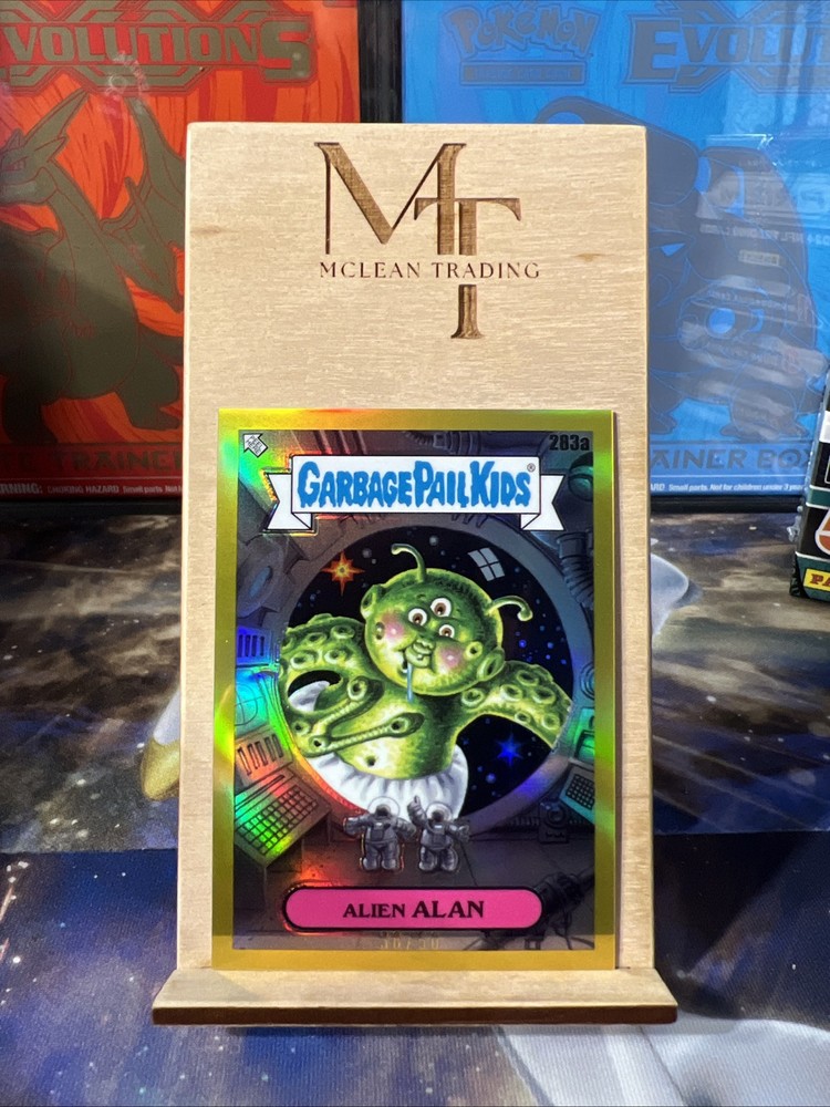 2024 Topps GPK Chrome Alien Alan Gold Refractor 283a /50 Rare