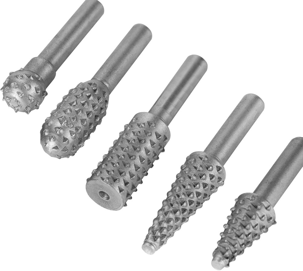 Hoteche Rotary Burr Set 5-Piece 1/4