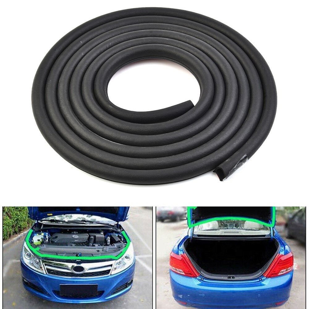1x Weatherstrip Big D-shape Auto Car Door Rubber Weather Seal Hollow Strip Parts
