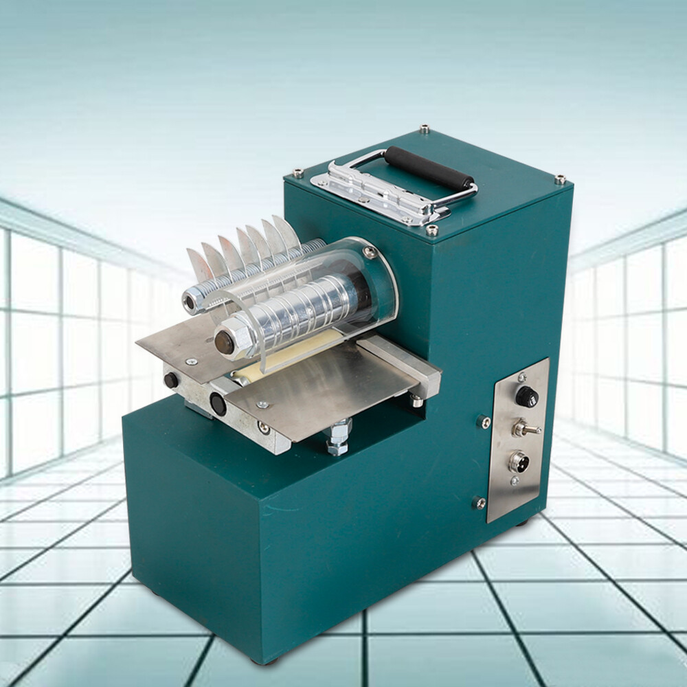 Electric Leather Strap Cutter Machine 110V Steel Leather Strip Cutting Tool Belt