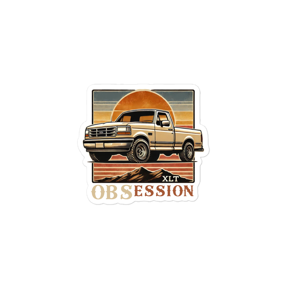 1992-1996 OBS Ford Aeronose Truck Sticker