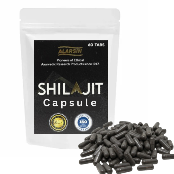 Shelajit Ayurvedic 60 Capsule Boost Strength Stamina & Wellness Performance