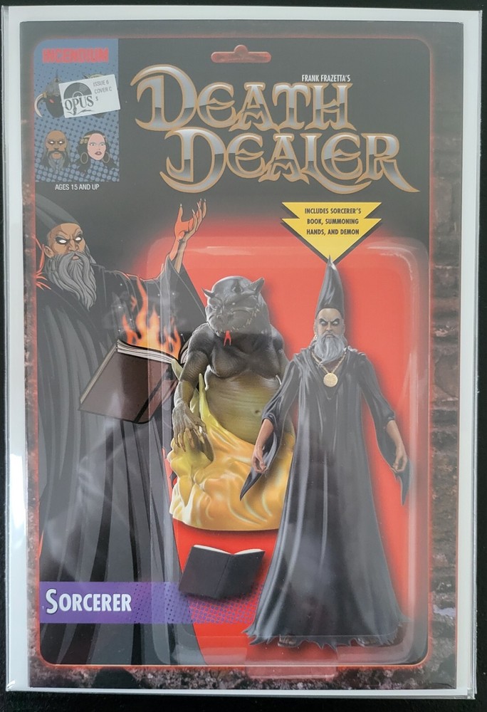 Frank Frazetta Death Dealer 6 C 1:5 Incentive Action Figure Variant NM Better