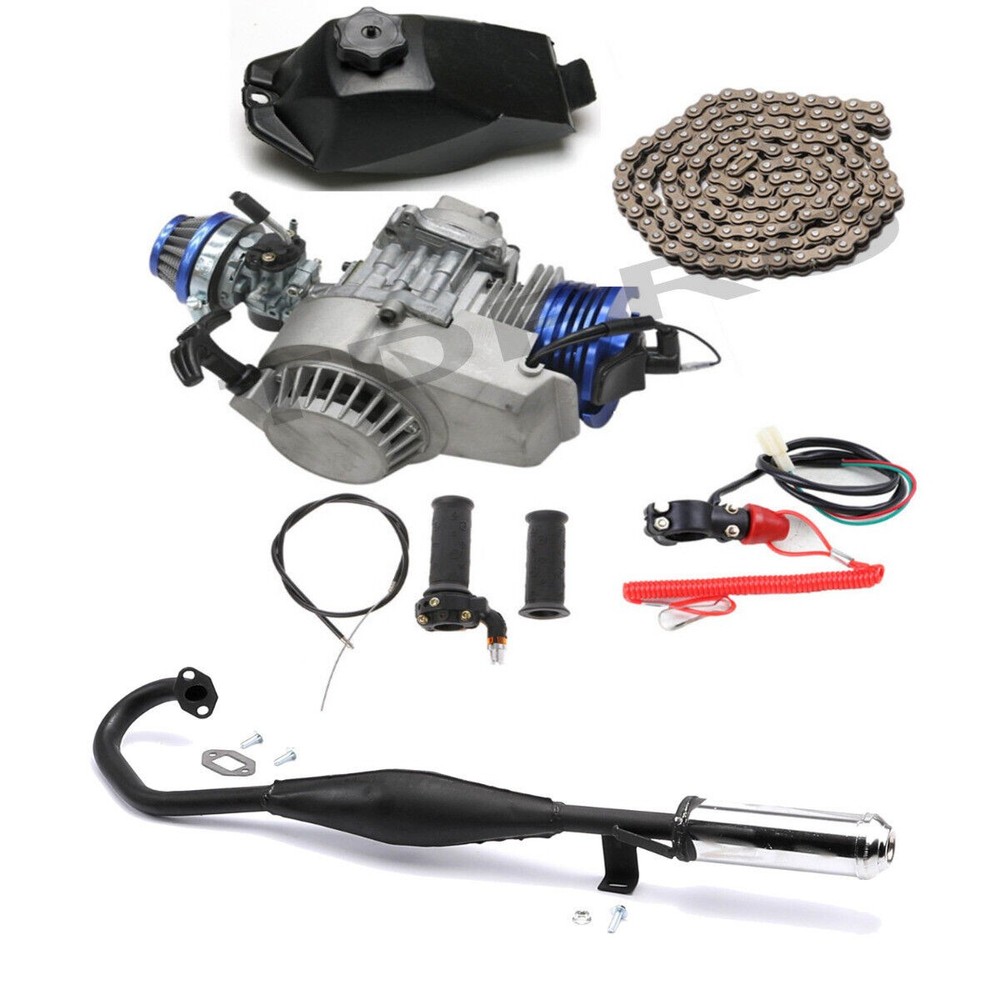 49cc 2-Stroke Engine Motor Kit for Pocket Dirt Bike Mini Scooter ATV