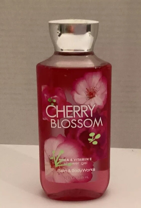 Bath & Body Works Original CHERRY BLOSSOM 10 OZ Gel.  Signature SEALED RETIRED