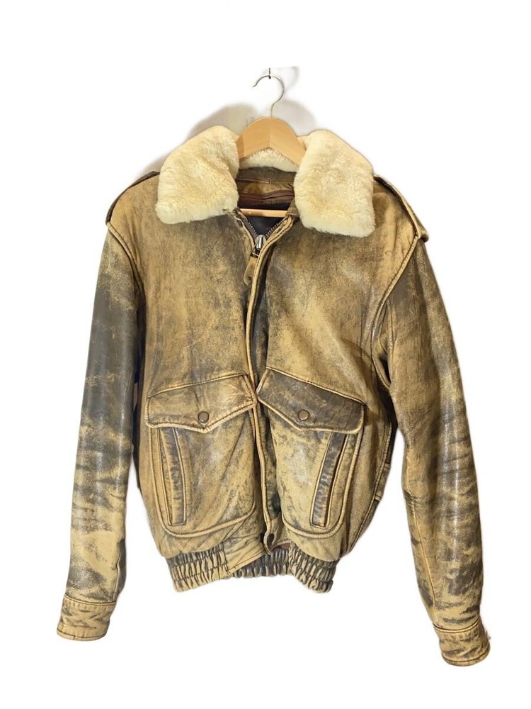 Leather Jacket Blouson/36/-/Cml/Plain 3408