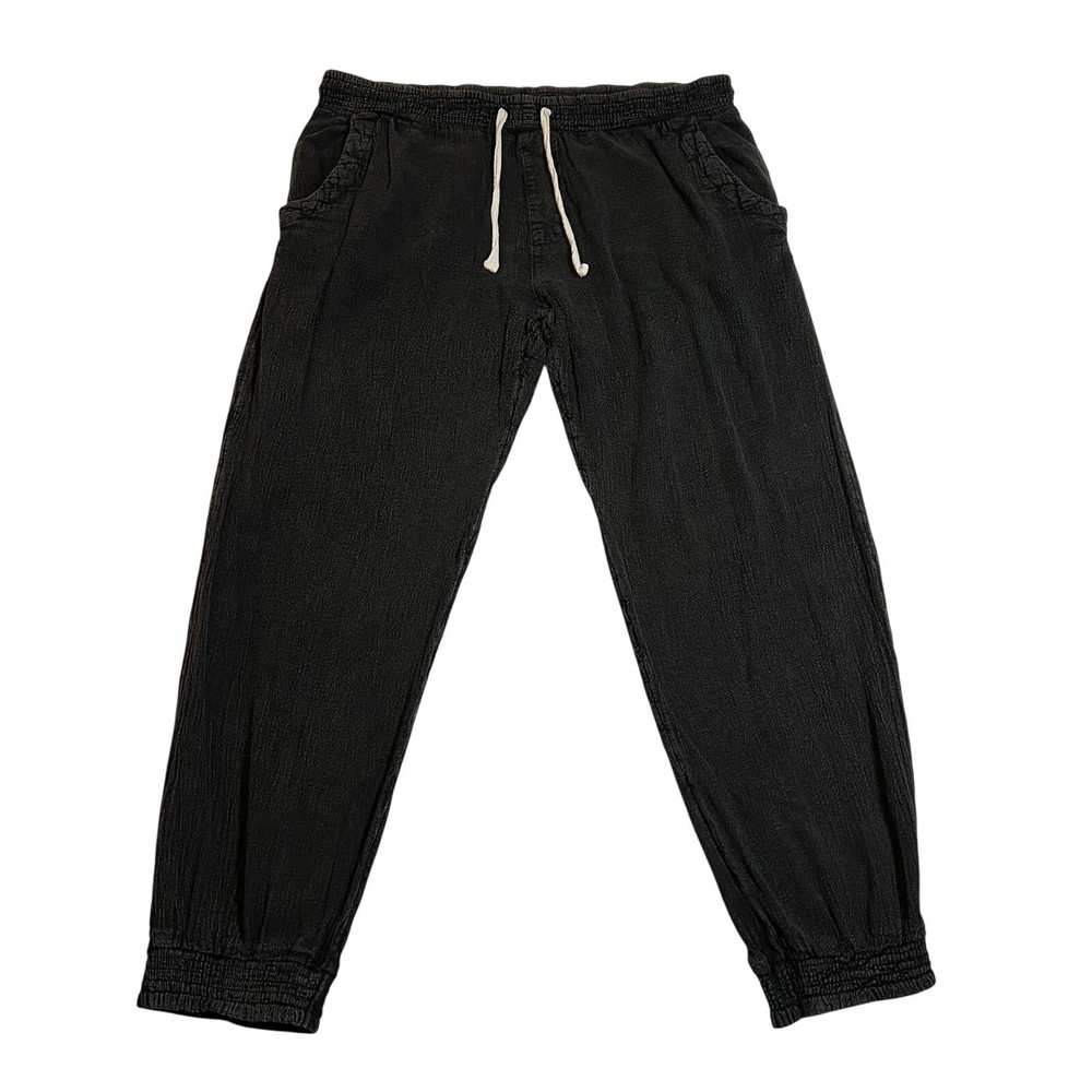 Rip Curl Classic Surf Relaxed Fit Textured Canvas Jogger Pants Size X-Large