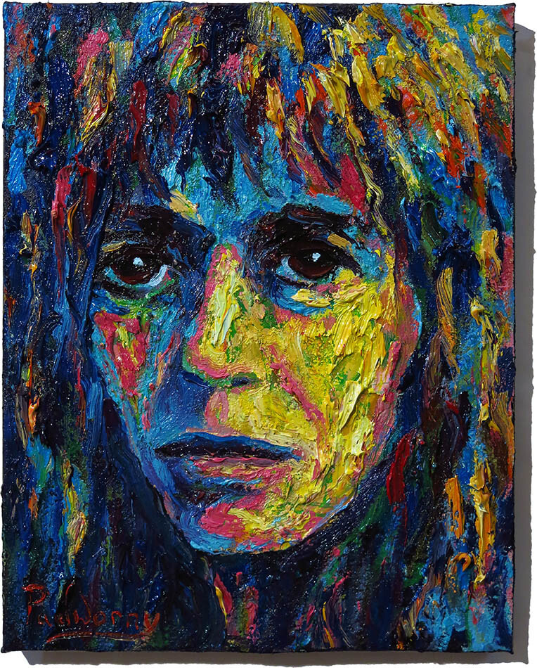 OIL PAINTING█VINTAGE exPRESSIONISt█ART█SIGNED ABSTRACT█ORIGINAL IMPASTO█PORTRAIT