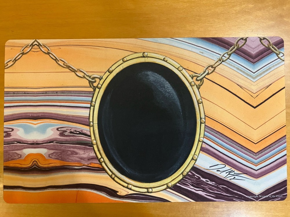 MOX JET PLAYMAT NEW MAGIC THE GATHERING MTG HAND SIGNED DAN FRAZIER