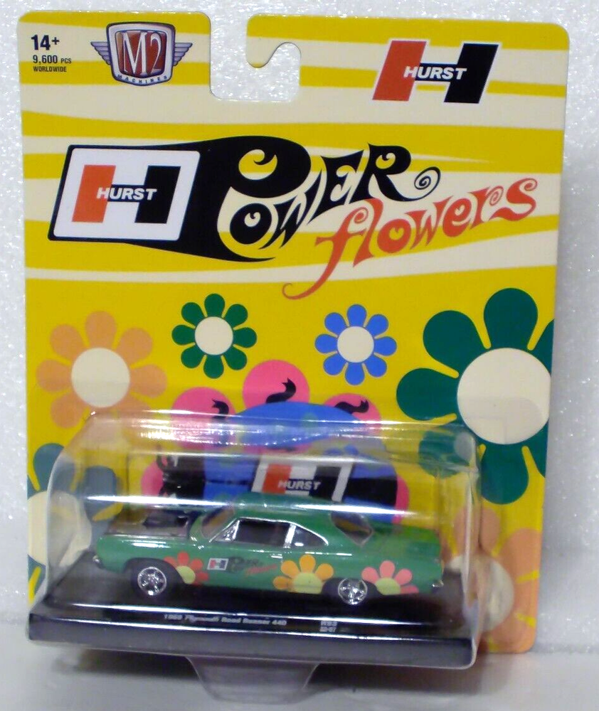 M2 Machines Hurst 1969 Plymouth Road Runner 440 1:64 Diecast