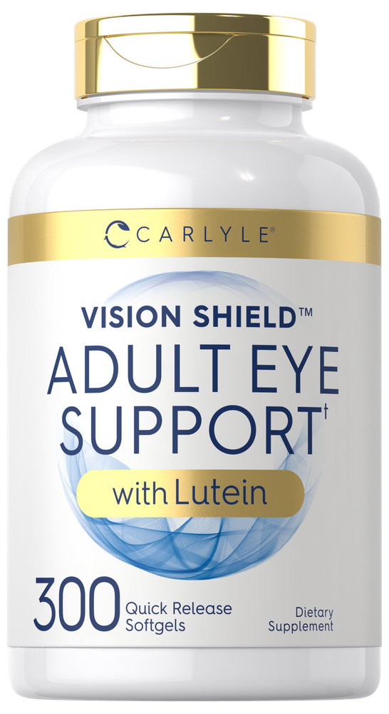 Adult Eye Support | 300 Capsules | Non-GMO & Gluten Free Supplement | by Carlyle