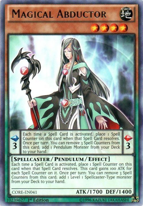 Magical Abductor CORE-EN041 1st Edition Rare Heavily Played
