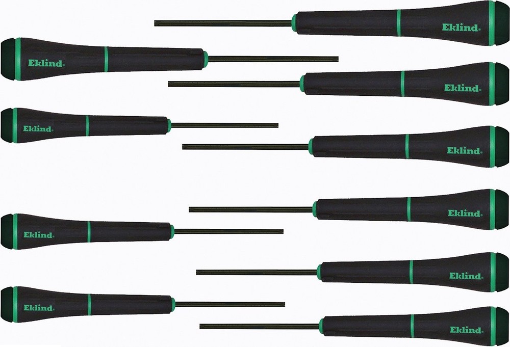EKLIND 92200 PSD TORX Star Precision Screwdriver Set 10-Piece T3 to T20  
