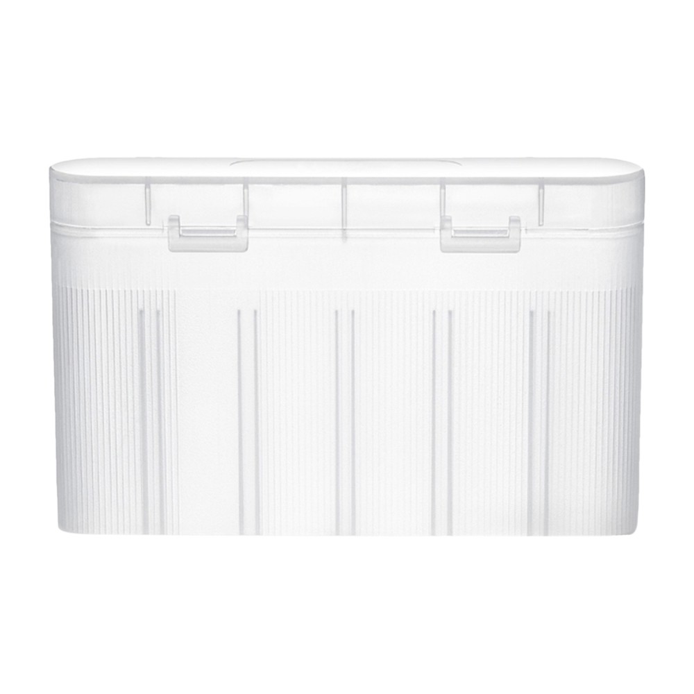 For batteries Small Battery Box 6 Grid Small Clear Battery Holder skilful