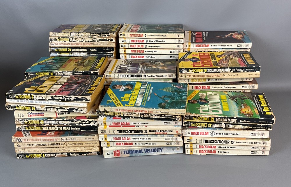 The Executioner Lot Of 94 Mack Bolan Don Pendleton Books