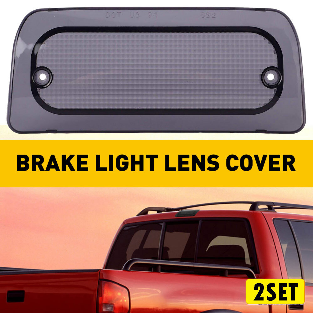 Smoked Brake Light Lens Cover Pair for 1994-04 Chevy S-10 GMC Sonoma