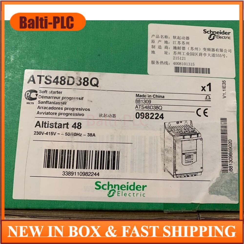 Schneider ATS48D38Q PLC Module ATS48D38Q In Box New 1PC