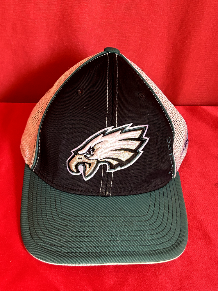 Philadelphia Eagles NFL Reebok One Size Fitted Cap Hat Mesh Logo On Side