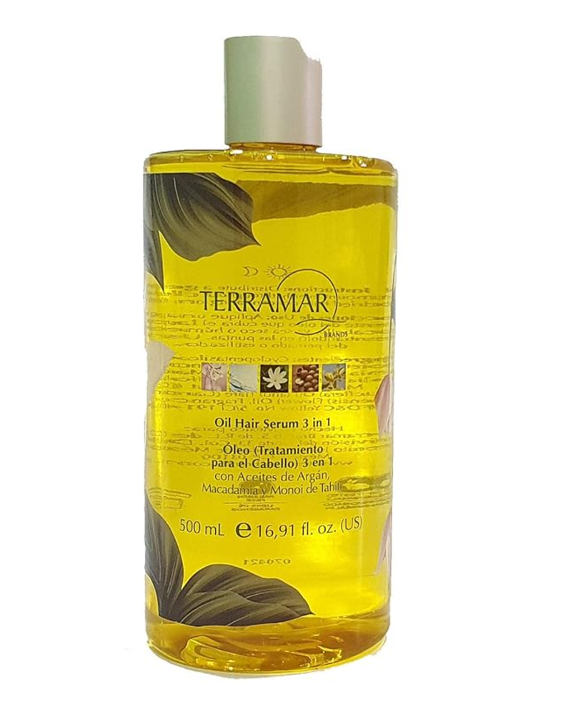 Terramar Argan Oil Hair Repair Serum 500ml for Damaged Hair