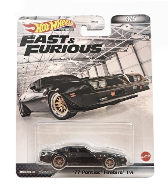 Hot Wheels Premium Fast Furious 1:64 Diecast Vehicle - Black (HCP13)