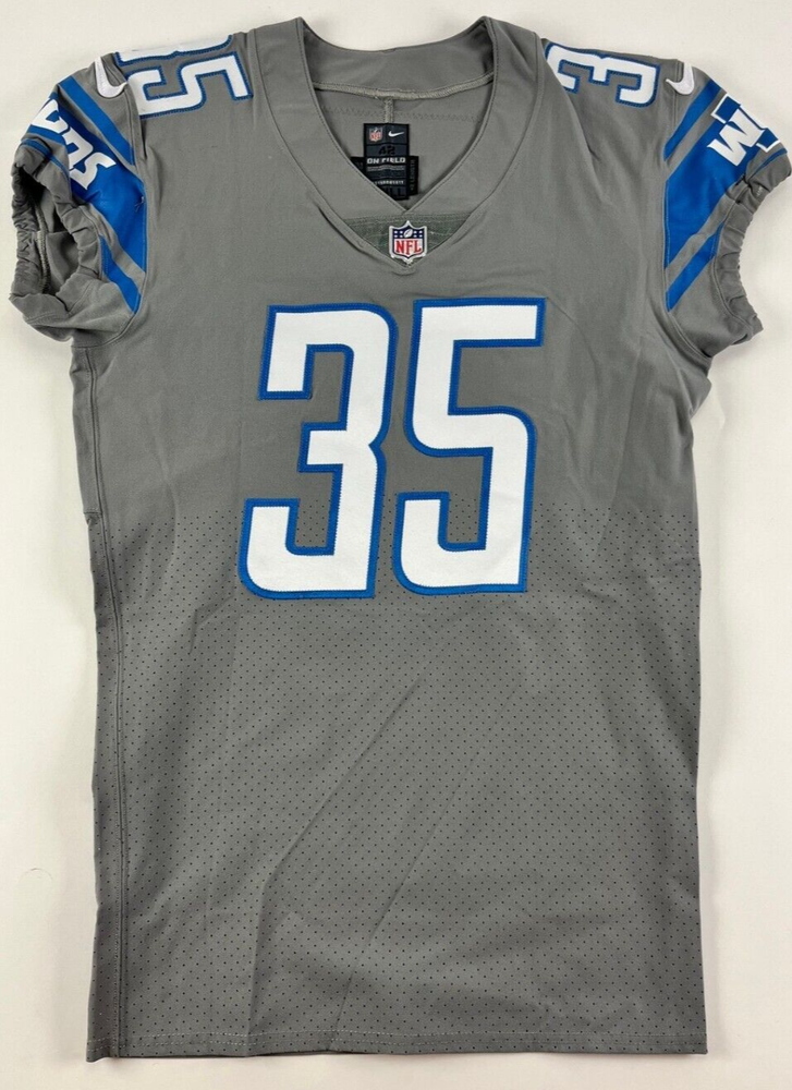 2023 Detroit Lions Miles Killebrew Game Worn NFL Football Jersey