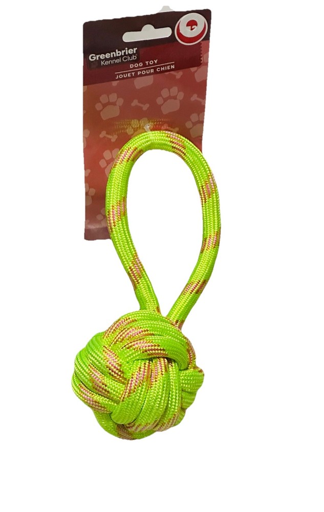 NEW with Tag NWT Rope Ball Strong High Quality Dog Toy Multicolor