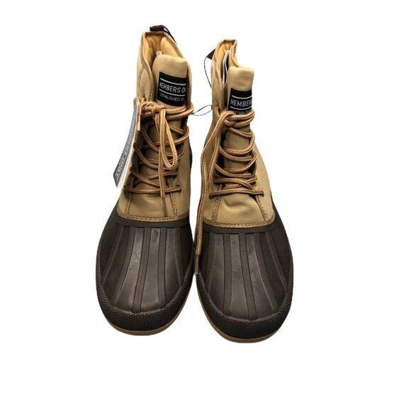 Members Only Storm All-Weather Snow Duck Boots Tan Mens Size 12 Medium-image